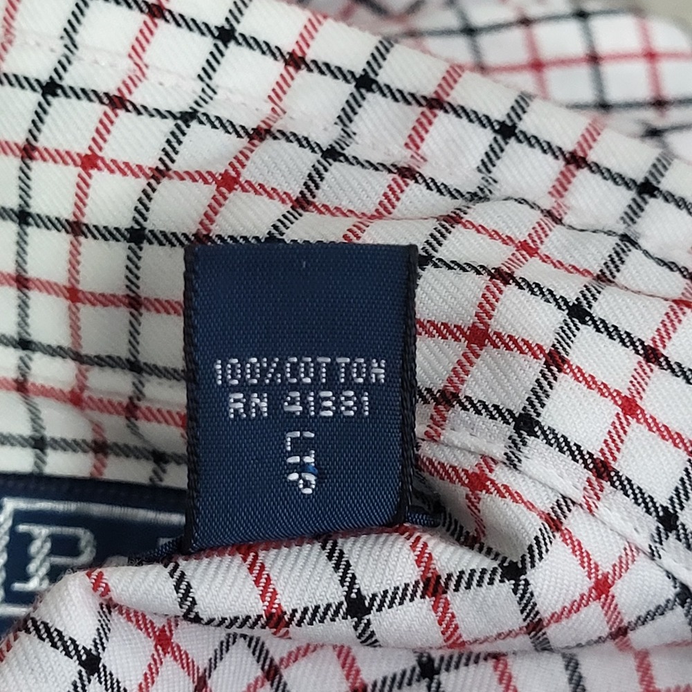 Polo Ralph Lauren Button Up Shirt Mens 2XL Westerton Classic Check Cotton Preppy - Picture 4 of 11